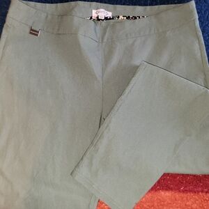 Green Kahki Pull On pants